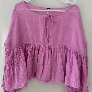 Free People Beaumont Mews Blouse. Size L.